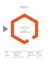 Quoint Weekly Intelligence Bulletin 39