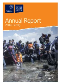 Refugee Annual Report