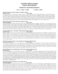 Sample Catalyst 210 Courses