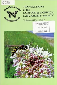 Transactions of the Norfolk and Norwich Naturalists' Society 9: 804-811