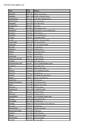 Whsmith Store Address List