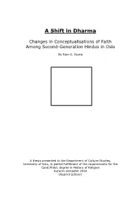 A Shift in Dharma
