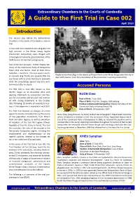 A Guide to the First Trial in Case 002 April 2014