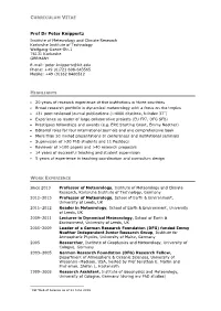 Curriculum Vitae