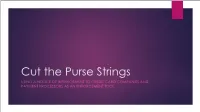 CUT the PURSE STRINGS: Using a Notice of Infringement