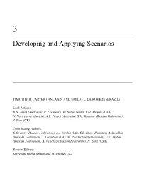 Developing and Applying Scenarios