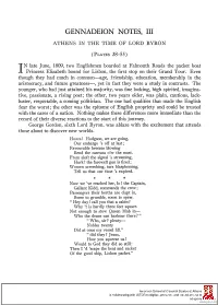 Gennadeion Notes, Iii Athens in the Time of Lord Byron