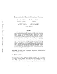 Learning in the Repeated Secretary Problem