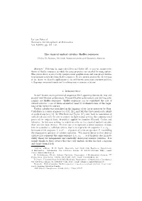 Pp. 101–130. the Classical Umbral Calculus