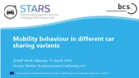 2 Impact of Carsharing on User and Mobility Behaviour BCS Gunnar