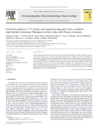 Extinction Patterns, Δ18 O Trends, and Magnetostratigraphy from a Southern High-Latitude Cretaceous–Paleogene Section: Links with Deccan Volcanism