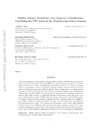 Hidden Markov Models for Gene Sequence Classification