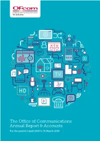 Ofcom Annual Report 2018/19