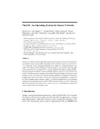Tinyos: an Operating System for Sensor Networks