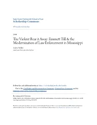 Emmett Till & the Modernization of Law