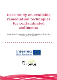 Desk Study on Available Remediation Techniques for Contaminated Sediments