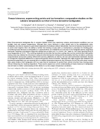 Freeze Tolerance, Supercooling Points and Ice Formation: Comparative Studies on the Subzero Temperature Survival of Limno-Terrestrial Tardigrades