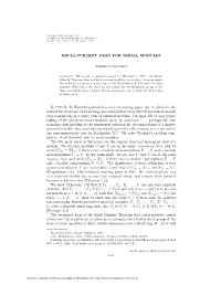 KRULL-SCHMIDT FAILS for SERIAL MODULES in 1975 R. B. Warfield