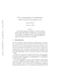 On a Quasimorphism of Hamiltonian Diffeomorphisms and Quantization