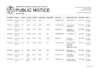 Public Notice &gt;&gt; Licensing and Management System Admin &gt;&gt;