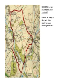 ROUTE CARD 1 – Circular Walk from Eshton Around Scarnber Hill
