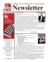 September-October 2018 from the Editor: Welcome to the September/October Edition of the 2018 AAA Newsletter