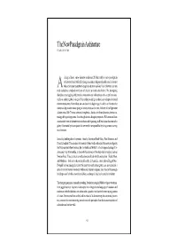 The New Paradigm in Architecture CHARLES JENCKS