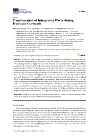 Transformation of Infragravity Waves During Hurricane Overwash