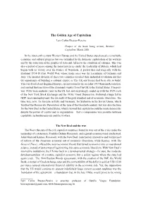 Chapter 5 the Golden Age of Capitalism