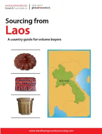 Sourcing from Laos a Country Guide for Volume Buyers