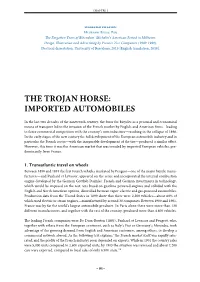 The Trojan Horse: Imported Automobiles