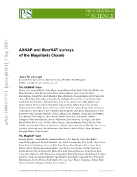 ASKAP and Meerkat Surveys of the Magellanic Clouds