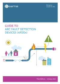BEAMA GUIDE to ARC FAULT DETECTION DEVICES :AFDD S; 05