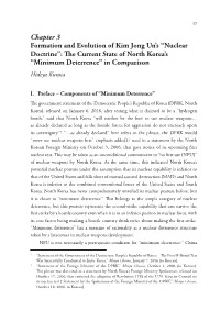 Chapter 3 Formation and Evolution of Kim Jong Un's “Nuclear Doctrine