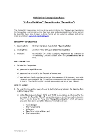 Competition Rules
