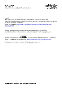 Manx Criminal Law and Procedure