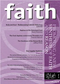 Promoting a New Synthesis of Fa Ith and Reason