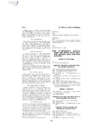448 Part 2—Frequency Alloca- Tions and Radio Treaty
