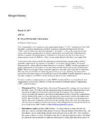 Fees – for Plan Related Accounts That Do Not Indicate a Specific Outsid