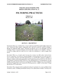 Filtering Practices