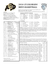 MBB Game Notes Friday.Indd