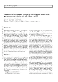 Semiclassical and Quantum Behavior of the Mixmaster Model in the Polymer Approach for the Isotropic Misner Variable