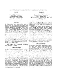 Tv News Story Segmentation Using Deep Neural Network