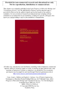 Use of Protein Engineering Techniques to Elucidate Protein Folding Pathways