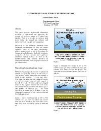 Fundamentals of Energy Determination