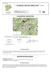 Localisation / Description Description Geologique