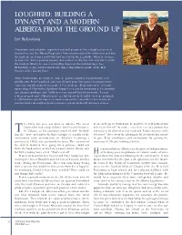 Lougheed: Building a Dynasty and a Modern Alberta from the Ground Up