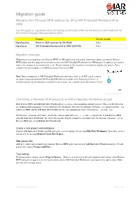 Renesas HEW for SH Migration Guide