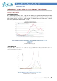 Update on the Dengue Situation in the Western Pacific Region
