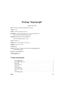 Package 'Hypergraph'